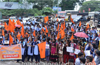 ABVP stages protest; demands K J George’s resignation over DySP suicide case